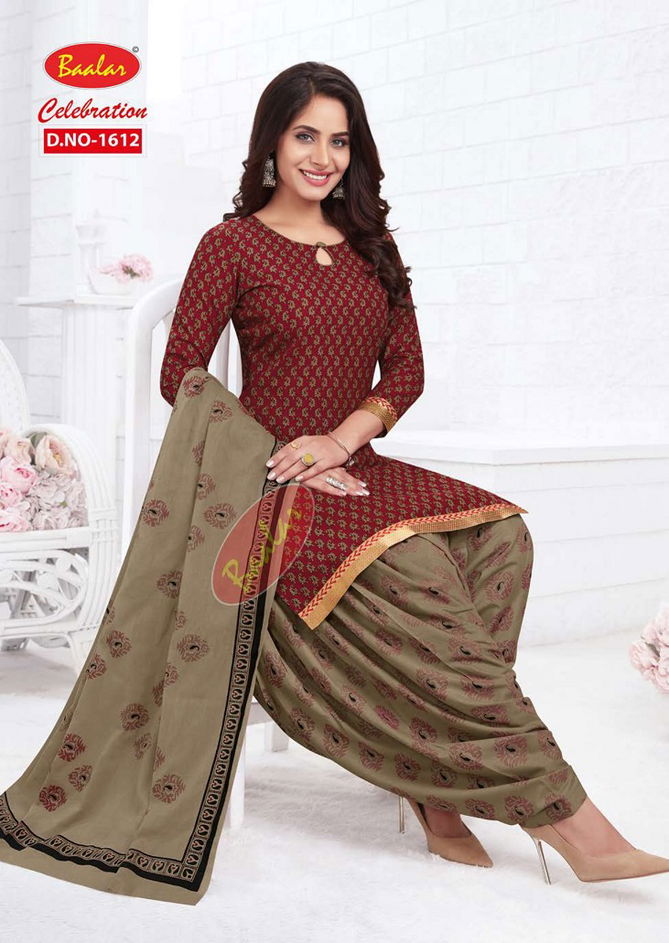 Baalar Celebration Patiala Special Vol 16 Regular Wear Wholesale Printed Cotton Dress Material